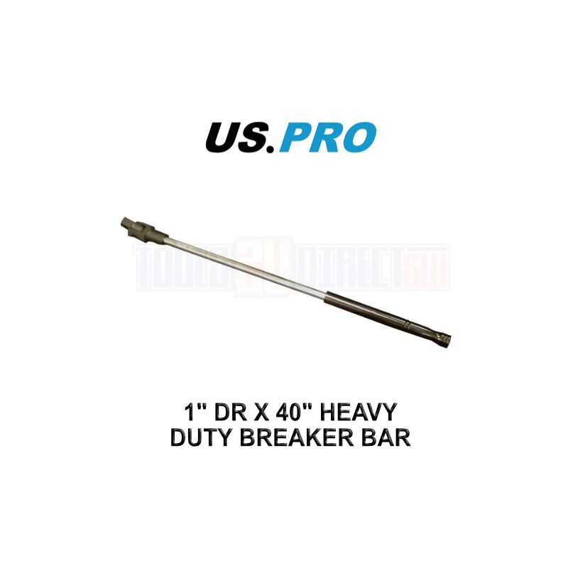 Tools 1 dr x 40 Heavy Duty Breaker Bar, Knuckle, Power 1590 - Us Pro