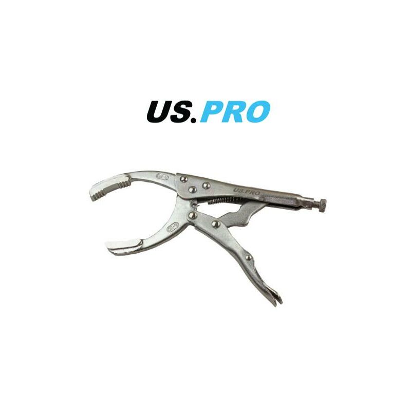 Us Pro - Tools 10 Straight Jaw Oil Filter Locking Pliers Mole Grips 3293