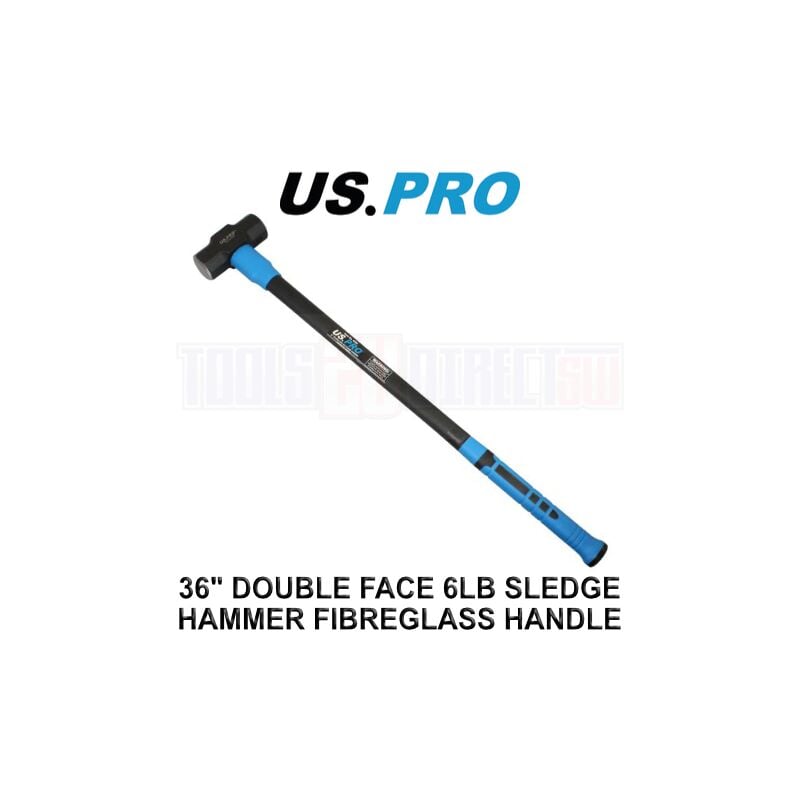 Tools 6lbs 3ft Sledge Hammer 2.7kg Fibreglass Handle 36 inch 4505 - Us Pro