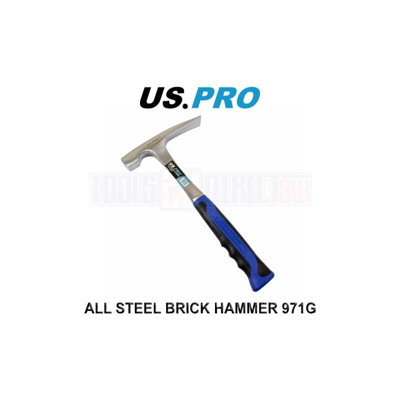 Tools Brick Hammer All Steel Handle 971g / 34oz Brick Layers Masonry Brick 4597 - Us Pro