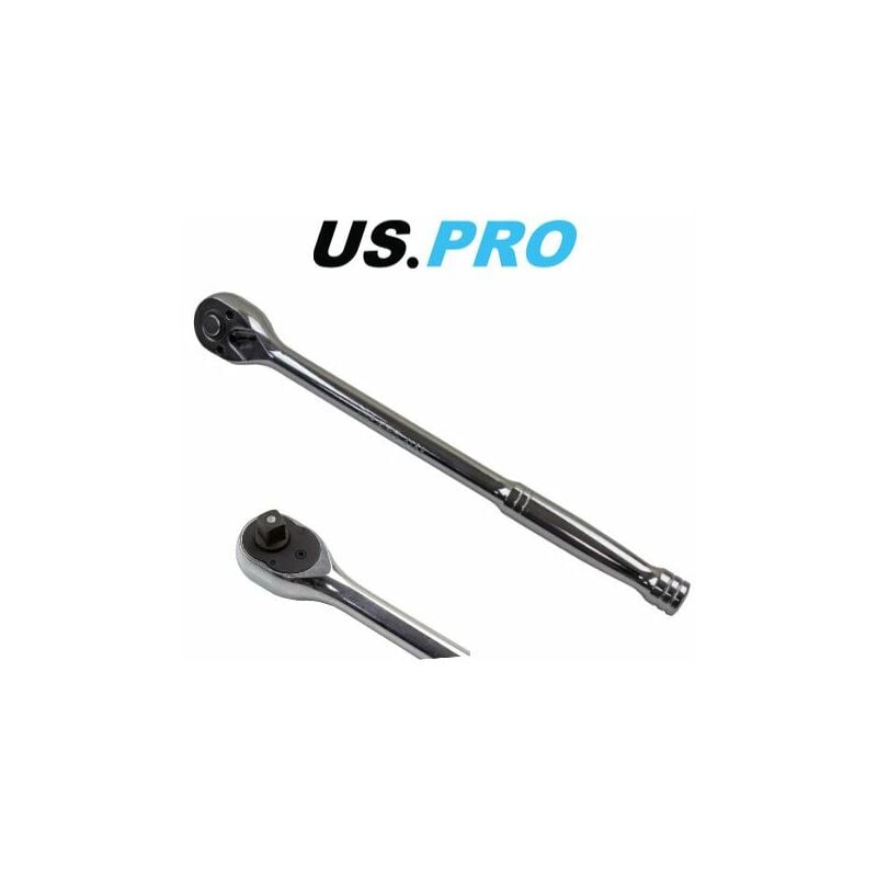 Us Pro - Extra long 280mm 3/8 dr 72T Quick Release Ratchet 4153