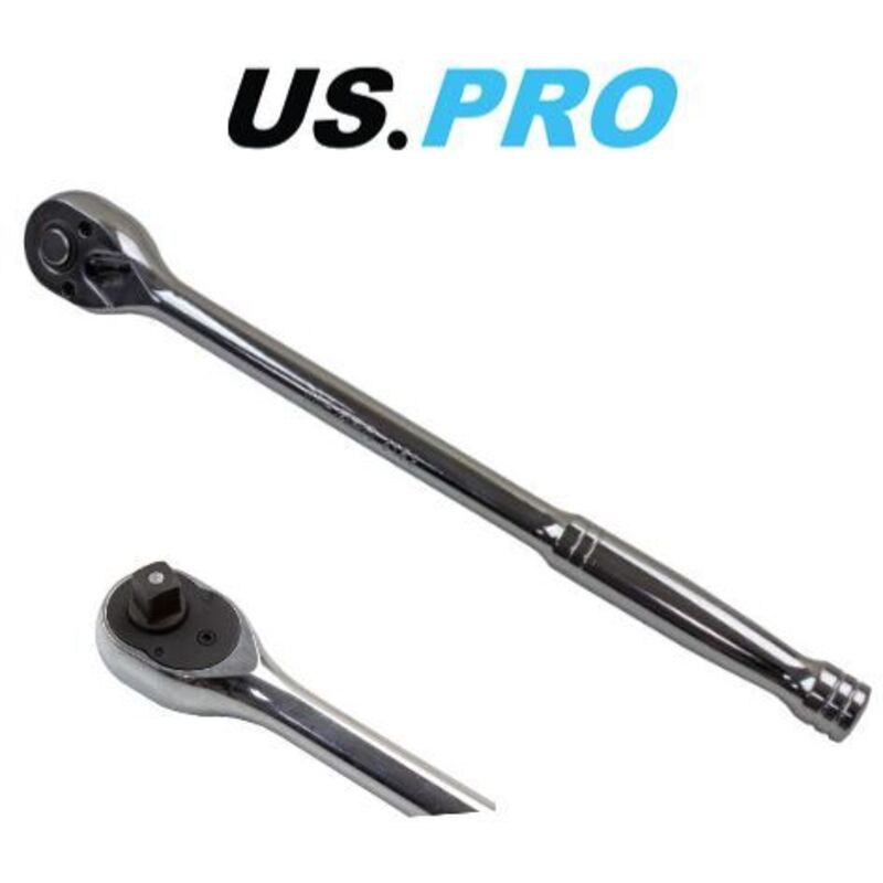 US PRO Extra long 280mm 3/8 DR 72T Quick Release Ratchet 4153