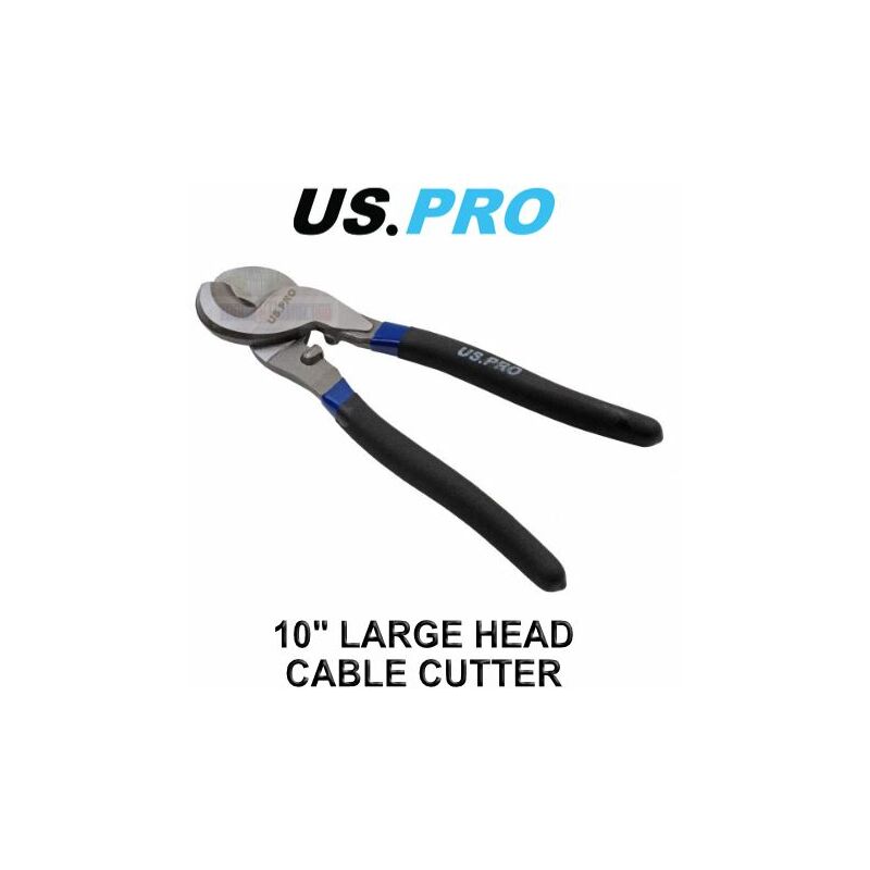 Tools Heavy Duty Large Head 10 250mm Cable Cutters 7016 - Us Pro