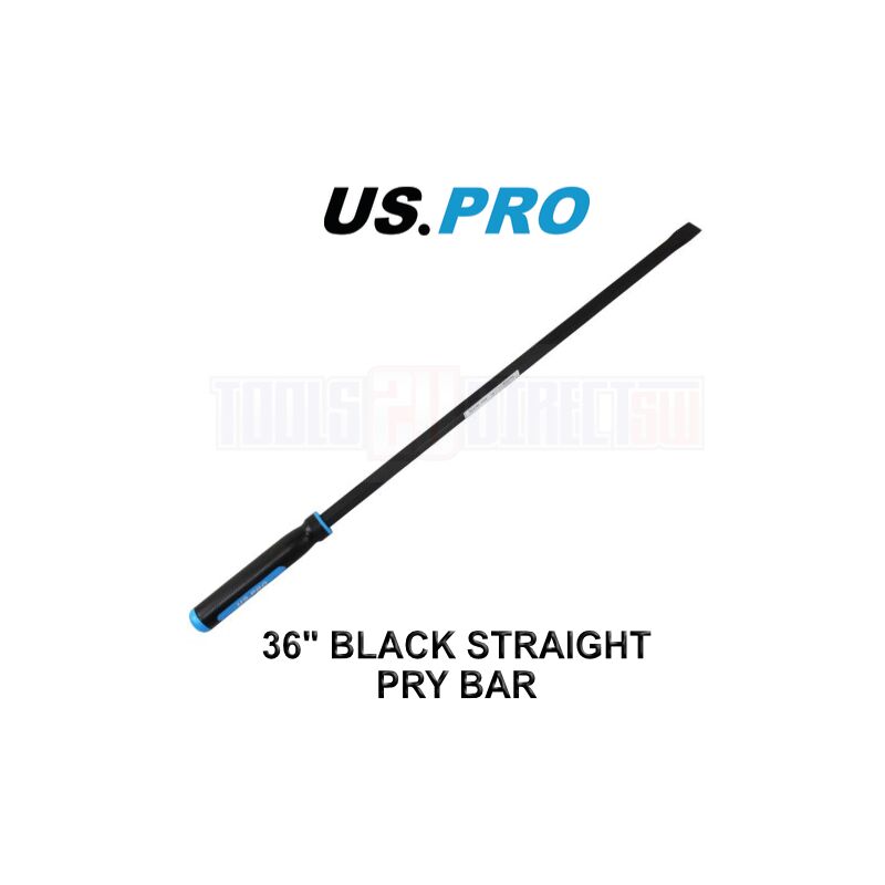 Tools Large Black Heavy Duty 36 Straight Pry Bar Crow Bar 6866 - Us Pro