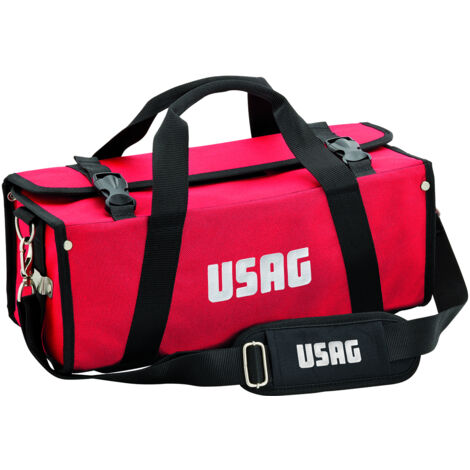 USAG 007 PLV Bolsa Herramientas Correa Hombro Extraíble Base Rígida 45x17x18 cm