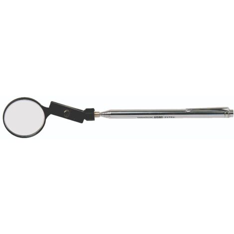 USAG 056/1 Specchietto snodato telescopico con clip in ottone 690 mm Ø 38 mm
