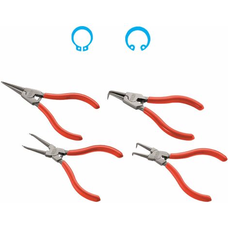 USAG 127 C/SE4 SERIE 4 PINZE PER ANELLI ELASTICI BECCHI CONICI CORPO UNICO