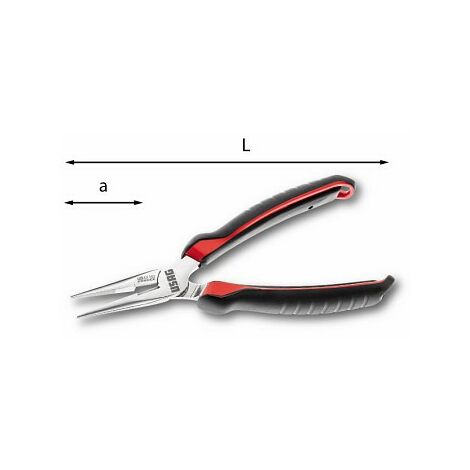 Pinza A Becchi Lunghi 28 Cm Punta Curva - Per Candele Accensione Auto, Officina E Fai Da Te - Foto 6