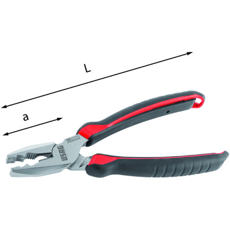 USAG 155 AX Universal-Multifunktionszange mit ergonomischem Griff