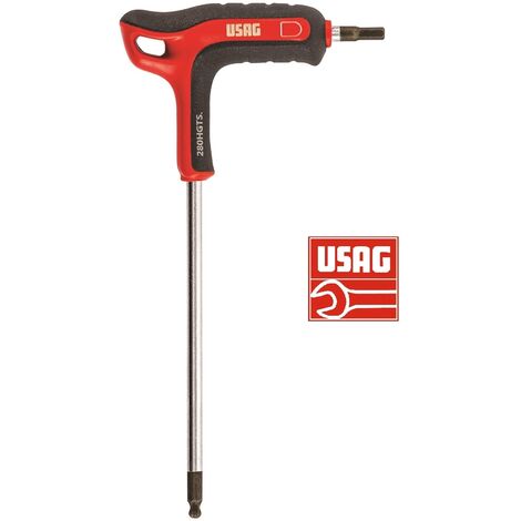 USAG 280 HGTS CHIAVE MASCHIO ESAGONALE A TESTA SFERICA CON IMPUGNATURA
