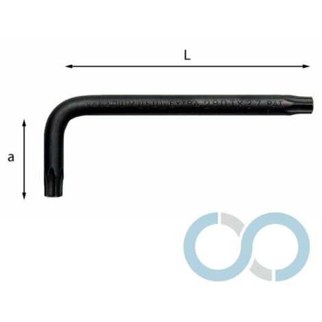 CLABMROEC Set Di 9 Mini Chiavi Esagonali Torx Di Piccole Dimensioni, Cacciavite A Stella T5 T6 T7 T8 T9 T10 T15 T20 - Foto 4