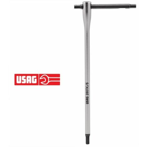 USAG 280 TK CHIAVE A T CON TRAVERSINO SCORREVOLE MASCHIO ESAGONALE PROFESSIONALE