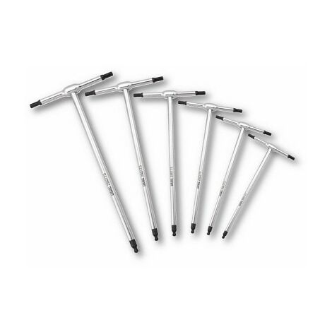 Usag 280 TTS/SE6 Jeu de 6 Clés T Mâles Hexagonales à Tête Sphérique 2,5-8mm