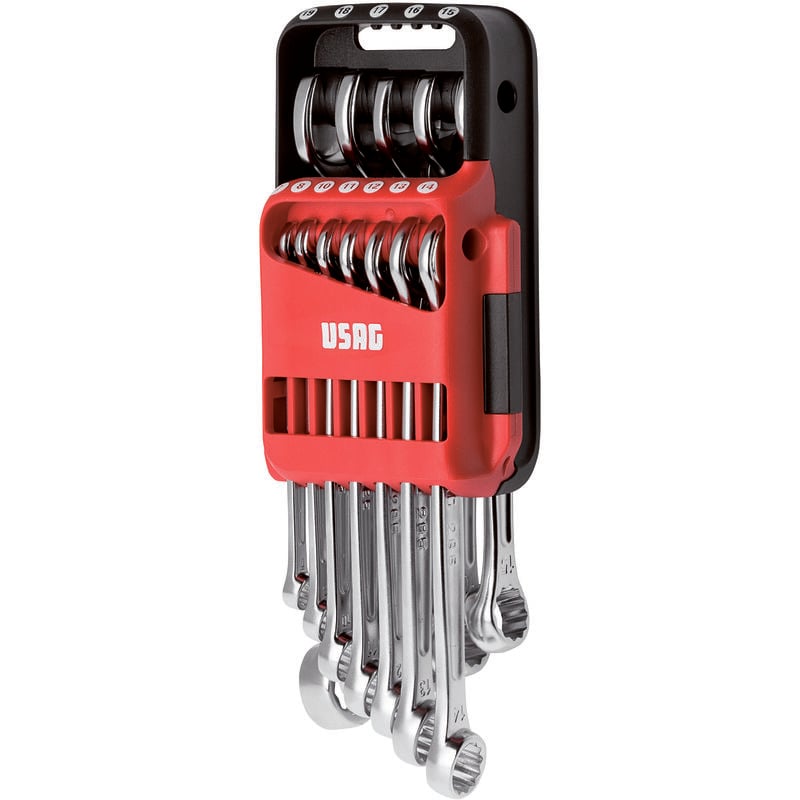 Usag - 285 DS12 Jeu de 12 clés mixtes avec support plastique