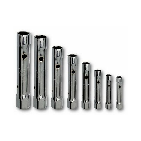 USAG 288 N/8 U02880281 SERIE DI 8 CHIAVI A TUBO DOPPIE LEGGERE
