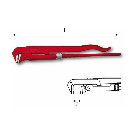 USAG 305 N420 U03050003 GIRATUBI MODELLO SVEDESE CON GANASCE A 90° DIRITTE
