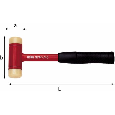 USAG 374 N MAZZUOLA ANTIRIMBALZO TASSELLI INTERCAMBIABILI IN MATERIALE PLASTICO - Diametro tasselli 50 mm - Diametro tasselli Ø: 35 mm