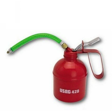 USAG 420 oliatore a pompa ampolla lubrificante in metallo canna flessibile