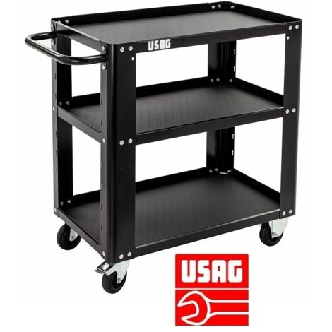 Usag 504 SN Carrello Multiuso Carrellino Porta Attrezzi A 3 Ripiani