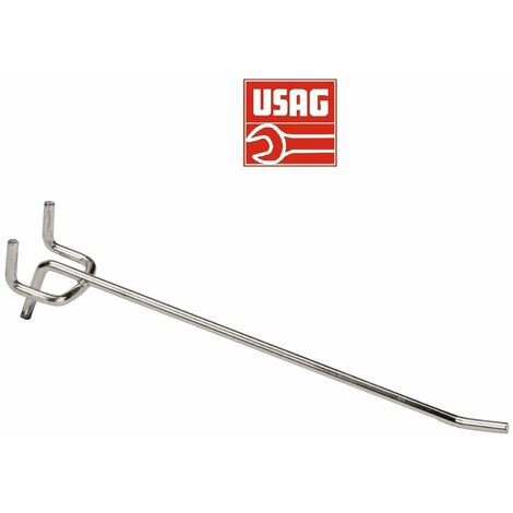 USAG 571 G GANCI GANCIO SEMPLICE IN ACCIAIO PER PANNELLI PORTA ATTREZZI UTENSILI