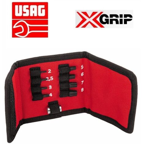 USAG 660 X/B9 SET 8 INSERTI ESTRATTORI PER VITI ESAGONO INCASSATO DANNEGGIATE SPECIALE
