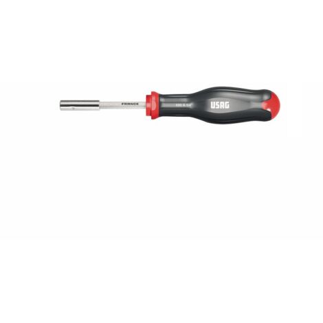 USAG 690 A 1/4 PORTAINSERTI MAGNETICO IN ACCIAIO CON IMPUGNATURA 245 mm - Lunghezza: 180 mm