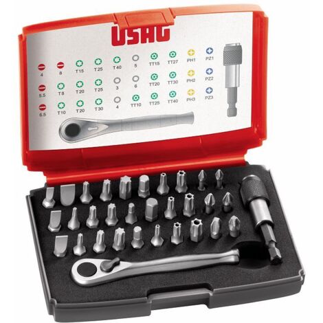 USAG 692 J32 U06920042 SORTIMENT WENDEKLINKENVERSCHRAUBUNGEN 1/4&quot