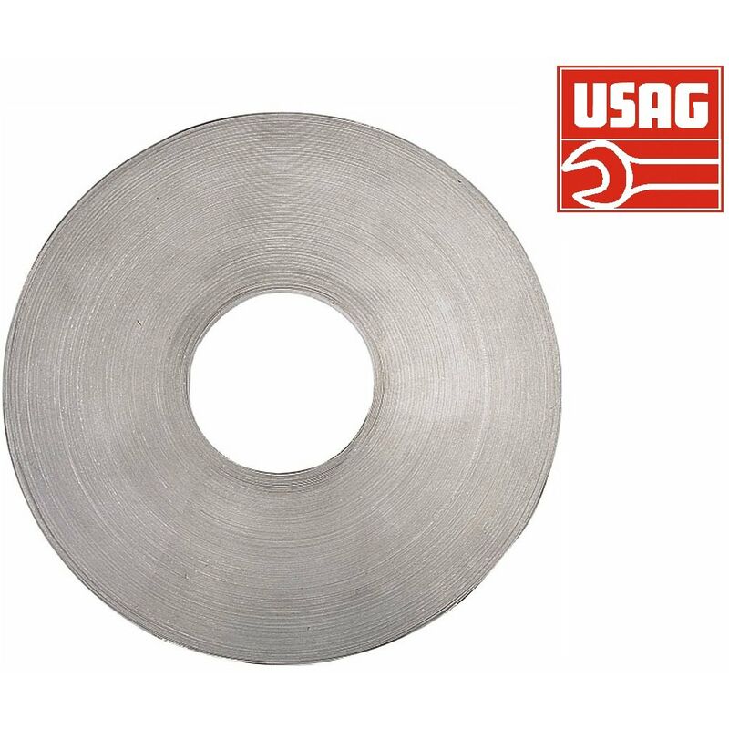 Usag 872 B10 Ricambio 25 Mt Fascetta Metallica In Acciaio Per Giunt...