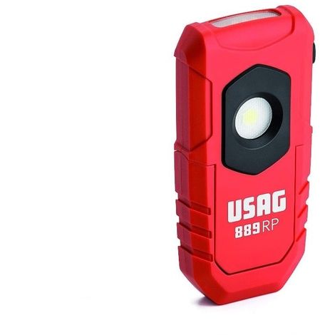 USAG 889 RP LAMPADA TORCIA LED COMPATTA DOPPIA FUNZIONE 180 LM RICARICABILE USB