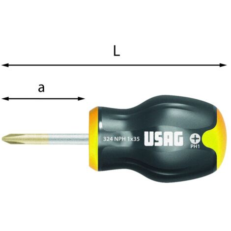Usag art. 324nph giravite professionale nano ph 2x35