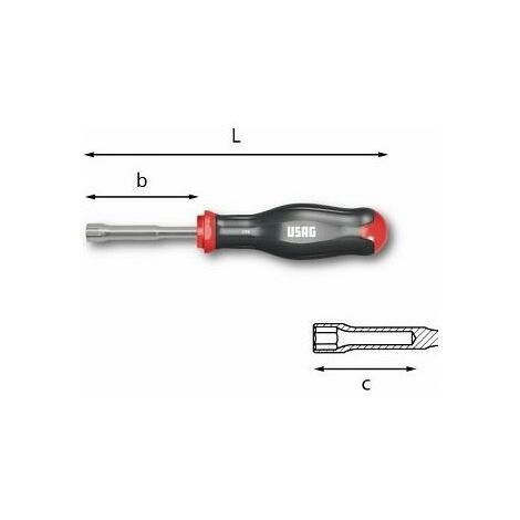 USAG CASSETTE CHIAVI BUSSOLA ART.613 N 1/2 MM