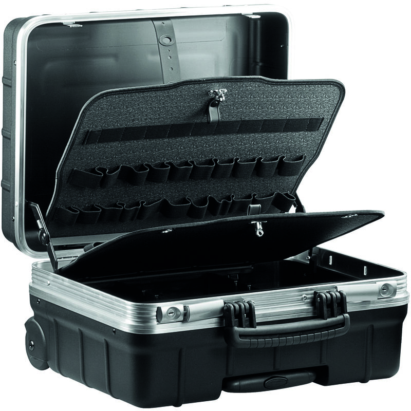 001 trv Valise à roulettes Porte-Outils Polypropylène 465x352x255 mm Vide - Usag
