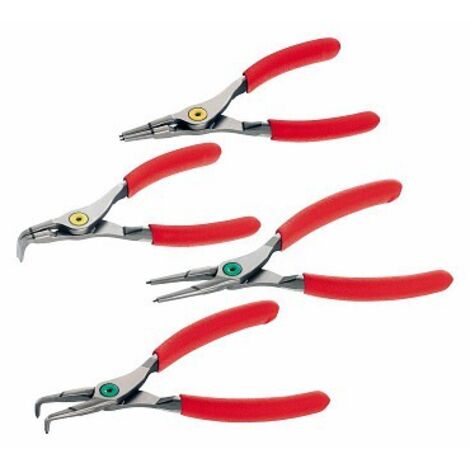 Usag U01279000P Serie 4 Pinze Per Anelli Elastici Rivestimento PVC Antiscivolo