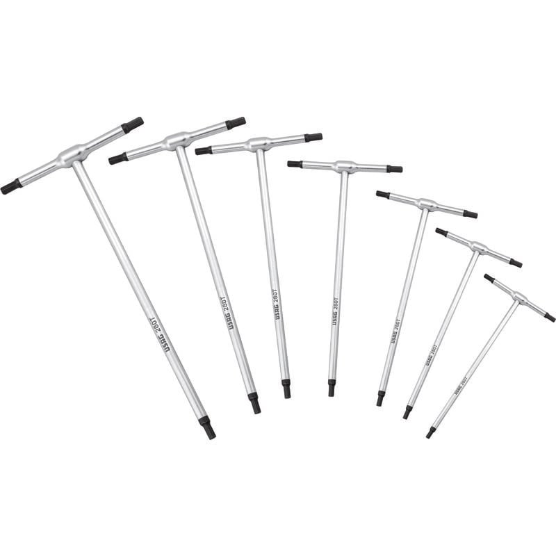 Usag - 280 T/SE7 Jeu de 7 clés en t mâles hexagonales