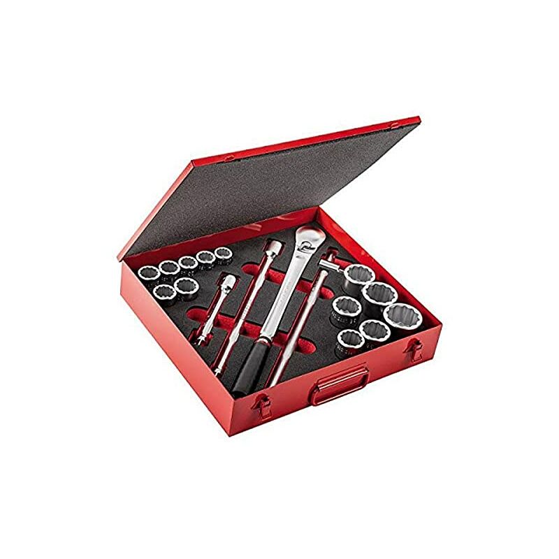 U06120018 612 3/4 pb Cassetta Bussole, Rosso, Set