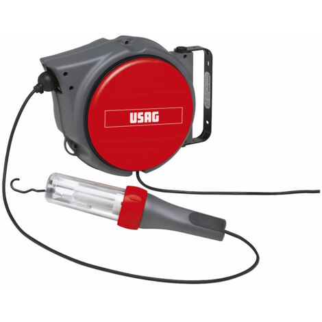 USAG U08890005 889 KB Avvolgicavo con portalampada Potenza 15W
