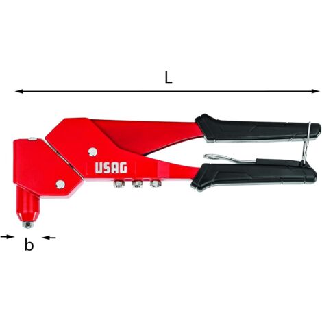 Usag U09950006 Rivettatrice Con Testa Orientabile 2.4÷4.8mm