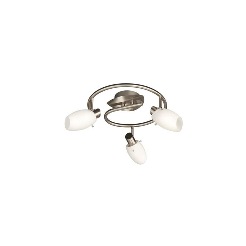 Image of Usagi Spirale acciaio spazz vetro satinato bianco