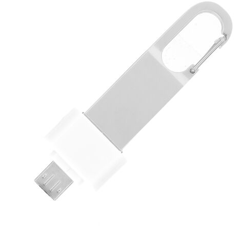 USB 2.0-Flash-Laufwerk 2 GB mit OTG-Adapter und Schlüsselanhänger – Ideales Geschenk HS132