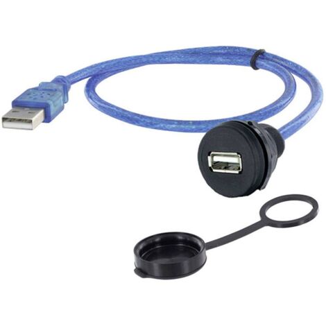 USB 2.0 type A embase femelle de chassis encitech 1310-1018-02 M22 1 pc(s) X383901