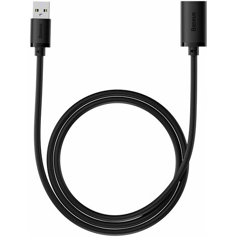 USB 2.0-Verlängerungskabel 1,5 m Baseus AirJoy-Serie – schwarz