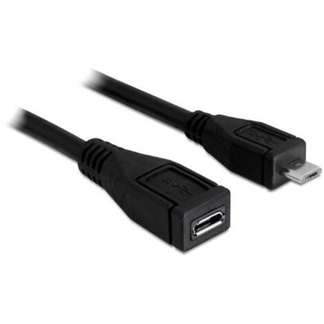 USB 2.0 Verlängerungskabel, Micro-USB Stecker  Micro-USB Buchse