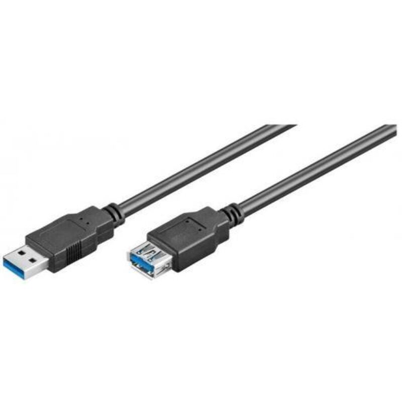 Câble de Rallonge usb 3.0, 5 m, noir, fiche usb 3.0 (type a) prise usb 3.0 (type a). Longueur de câble 5 m Câble de Rallonge usb 3.0, 5 m, noir, fiche usb 3.0 (type a) prise usb 3.0 (type a). Longueur de câble 5 m