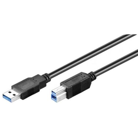USB 3.0 AB-Kabel 2 m Schwarz
