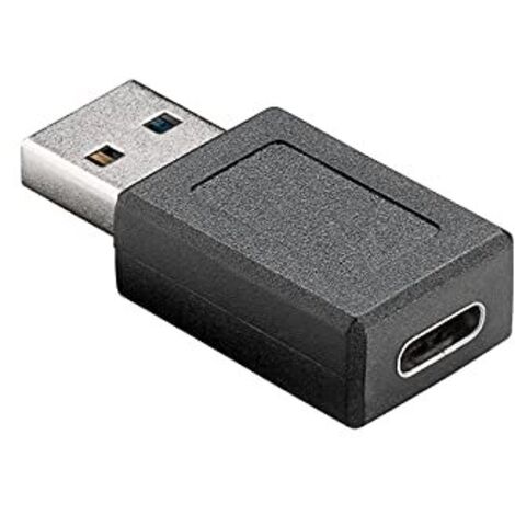 USB 3.0 SuperSpeed adattatore USB-A a USB-C ™, nero, Presa USB-C™   spina USB 3.0 (tipo A).