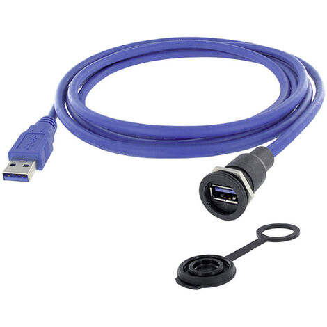 USB 3.0 Typ A Chassisbuchse, Einbau  M16 1310-1015-01 encitech Inhalt: 1 St.