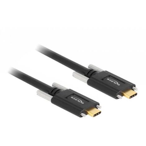 USB 3.2 Gen 2 Kabel, USB-C Stecker  USB-C Stecker Verwendung:  Embout von USB-C Geräten an Notebooks avec USB-C Port