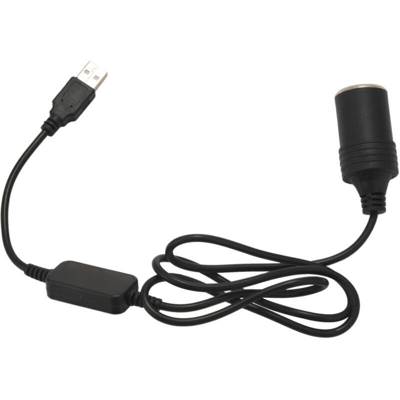 USB 5V une 12V Voiture Adaptateur Allume-Cigare CâBle Convertisseur