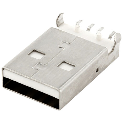 USB-A-Einbaustecker SMT Stecker, Einbau horizontal DS1098-WN0 Connfly Inhalt: 1 St.