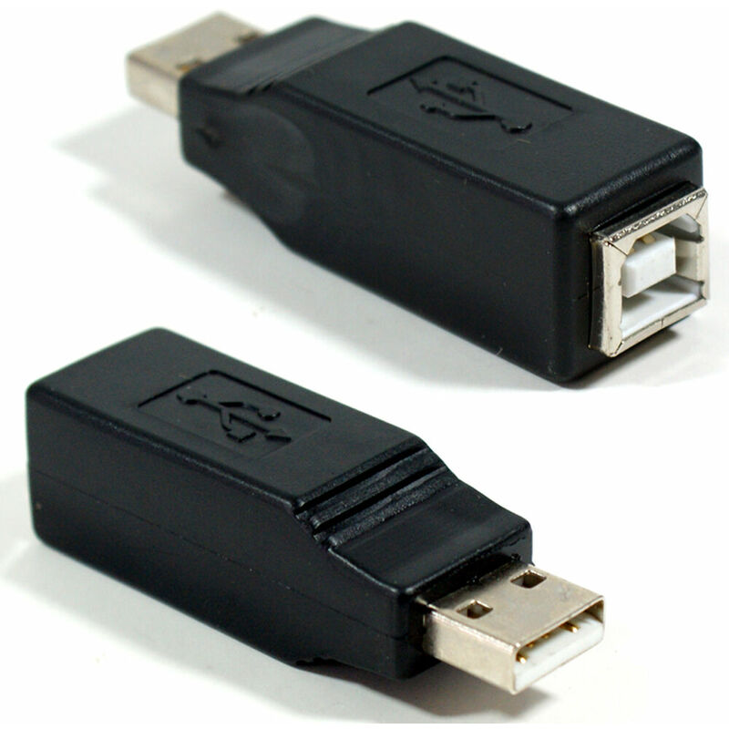 Loops - usb a Male to Type b Female Printer Cable Converter Adapter 2.0 Laptop Scanner